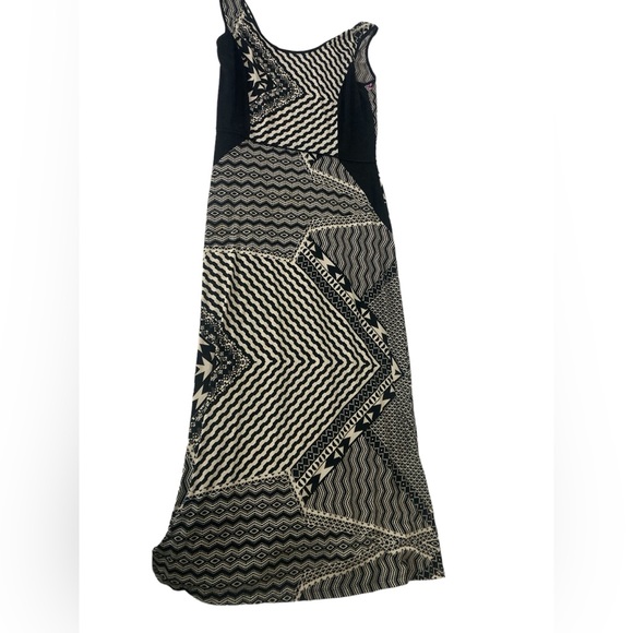 Donna Ricco | Dresses | Donna Ricco Sleeveless Black White Maxi Dress ...